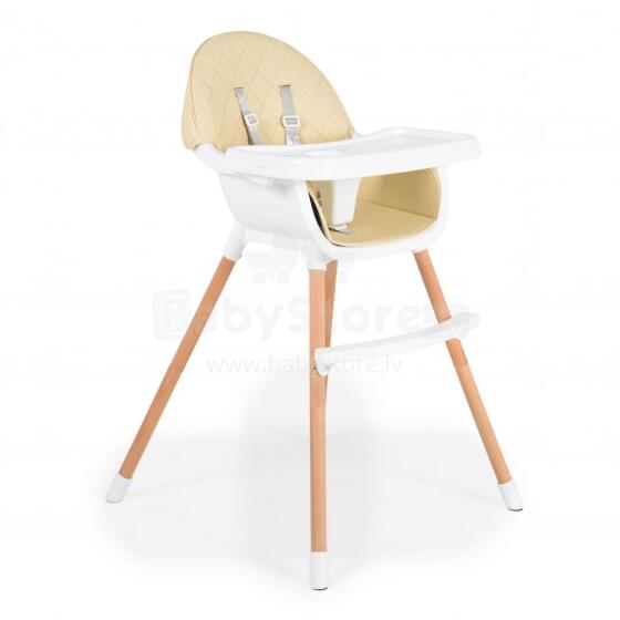 Mini Baby Gelato 2 in 1 Art.92485 Beige  стульчик для кормления