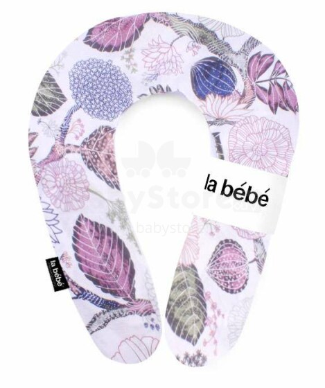 La Bebe™ Snug Cotton Nursing Maternity Pillow Art.2520 Spring Bud Pakaviņš (pakavs) mazuļa barošana, gulēšanai, pakaviņš grūtniecēm 20x70cm