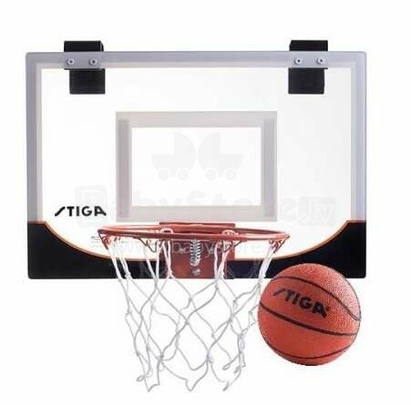 Stiga Mini Hoop 18 Art.81-4801-18 krepšinio lankas su kamuoliu 13 cm