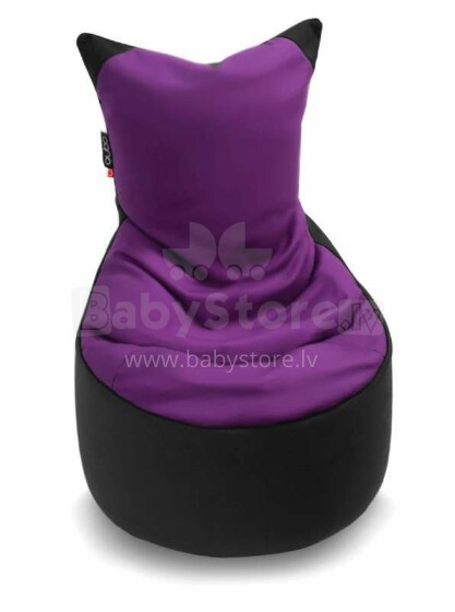 Qubo™ Cat Munchkin Purple Art.93975  Sēžammaiss, Puffs, Mīkstais bean bags
