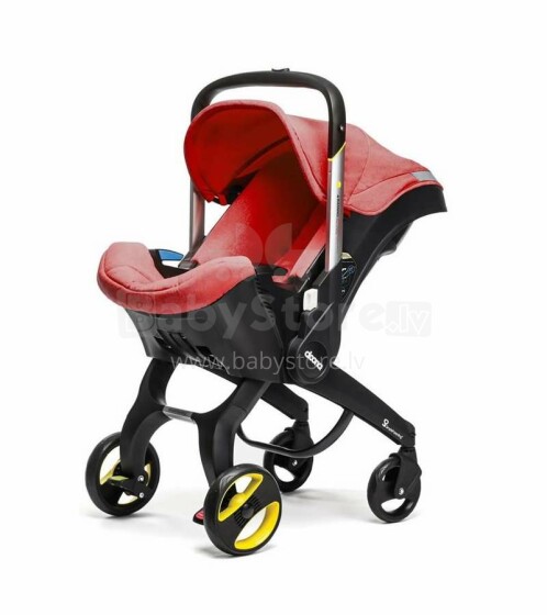 Doona™ Infant Car Seat Red/Love Art.SP150-20-003-015 Autosēdeklis - ratiņi  jaunas paaudzes  2 in 1