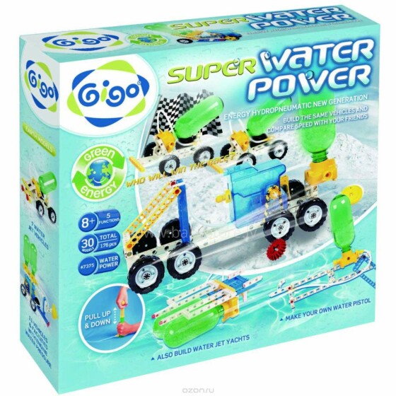 Gigo Super Water Power Art.7375 Konstruktors ūdens Enerģija
