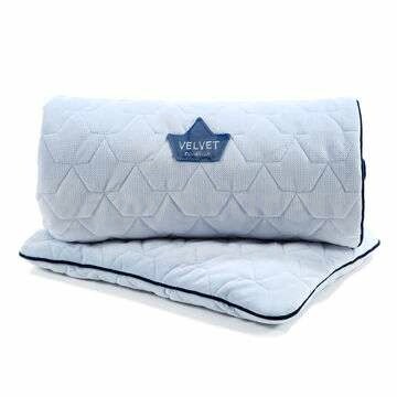 La Millou Velvet Collection Set Blanket&Mid Pillow Powder Blue Art.95358 Kvaliteetne beebi tekiks ja padi