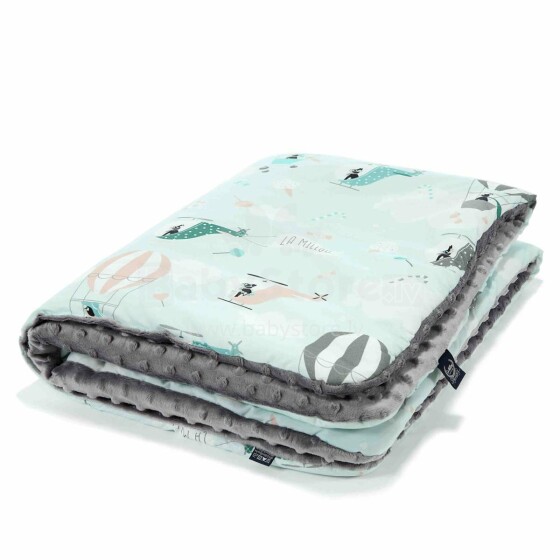 „La Millou Miss Cloudy Toddler Balnket“ 95380 aukščiausios kokybės dvipusė antklodė (80x100 cm)