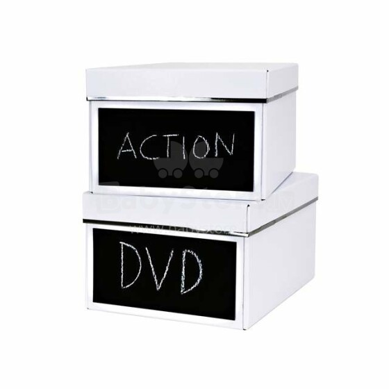 Store It  Emelie DVD Box Art.754464 Karp DVD-de hoidmiseks kaanega, 2 tk.