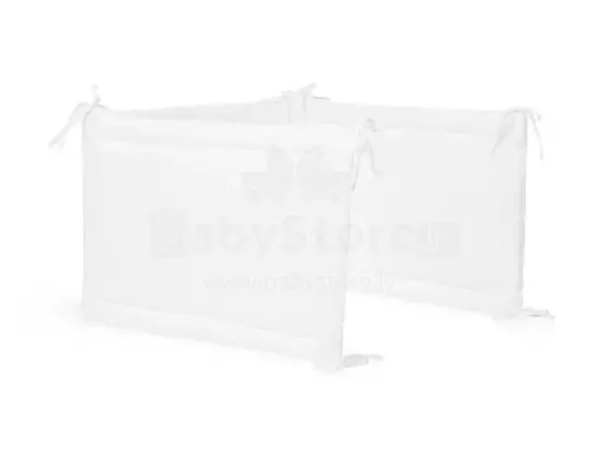 Jollein La bebe  Bumper Art.004-895-10001 White - Apmalīte bērnu gultiņai