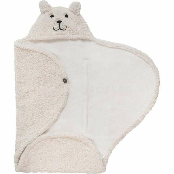 „Jollein Wrap Teddy Bear Art.032-566-65092“ vilnonė antklodė 100x105cm