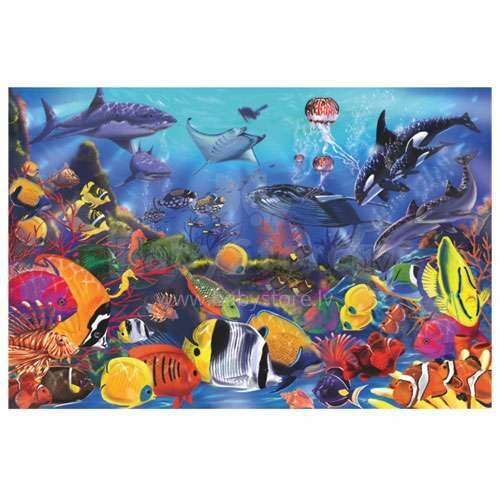 Melissa&Doug  Floor Puzzle Underwater  Art.10427  Mõistatused põrandale 48 tk