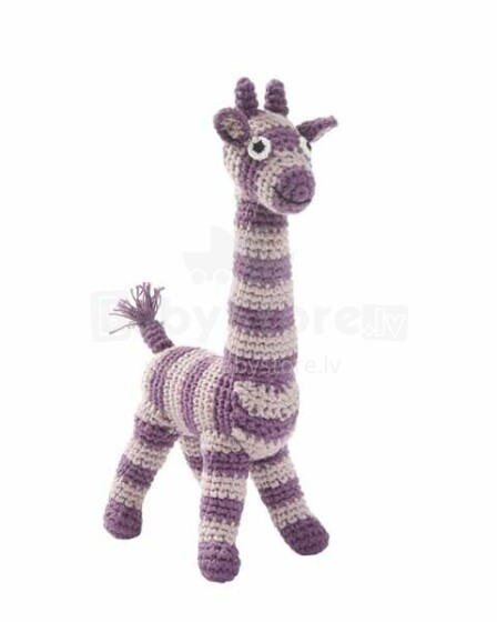 Smallstuff  Crochet Animals Art.40008-20  Kootud laste mänguasi on valmistatud looduslikust bambusest