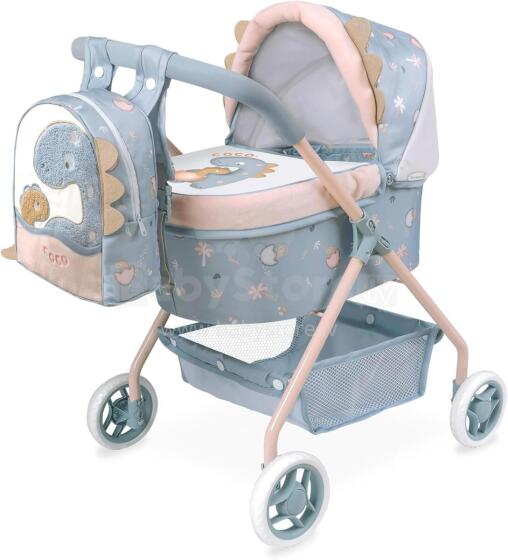 DeCuevas Toys Coco Art.86080 Leļļu rati ar somu