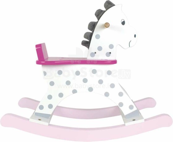 JaBaDaBaDo Rocking Horse Pink Art.H13096 Детская деревянная лошадка-качалка
