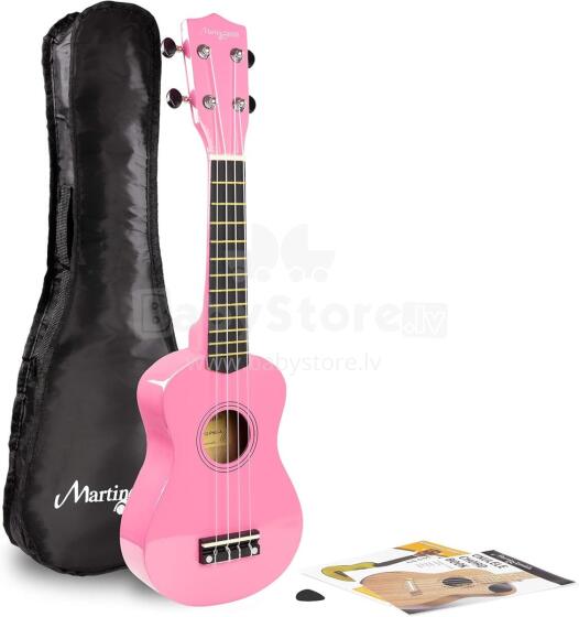 Martin Guitar Art.99421 Pink  Bērnu ģitāra - četrstīgu