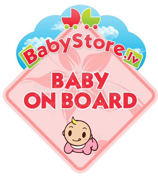 Baby On Board uzlīme automašīnai