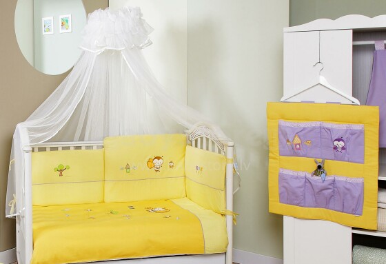 FERETTI -  Bērnu gultas veļas komplekts 'Bee Yellow Prestige' SESTETTO PLUS 6 