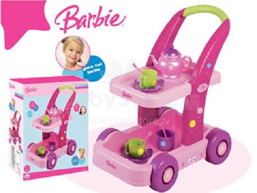 Faro Virtuves ratiņi ar traukiem Barbie 48сm 6810
