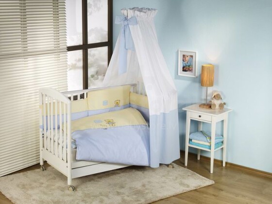 NINO-ESPANA  Bērnu gultas veļas komplekts 'Los Amigos Blue' 3 plus