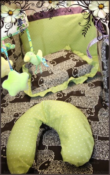 La bébé™ Mantu kabata gultiņai Green