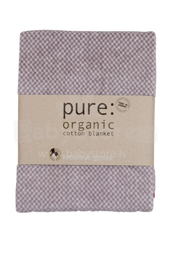Fabulous Goose Melange Organic cotton – PURE Хлопковый пледик из натурального органического хлопка 75х100 см
