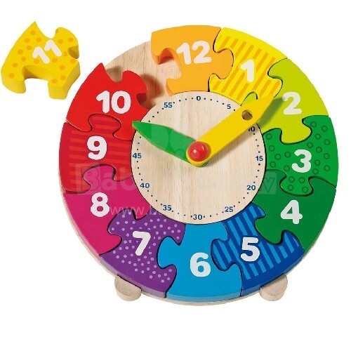 Goki VG58895 Clock puzzle