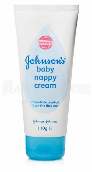 Johnsons Baby Nappy Cream Art.H603042 Cream-vystyklų sritis, 100ml