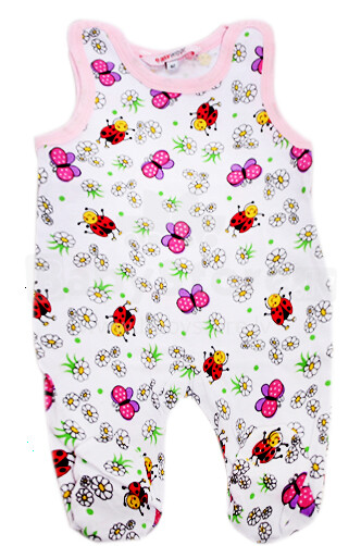 Vaikiški „LadyBug Dots 441007“ kūdikių medvilniniai ropliai