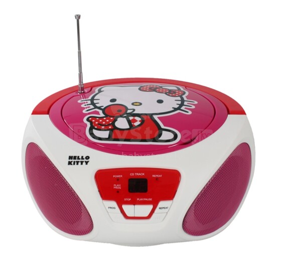 Hello Kitty 56009 CD atskaņotājs,  AM/FM RADIO