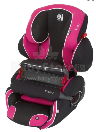 „Kiddy '15 Guardian Pro 2“ pulk. Rožinė automobilio sėdynė (9-36 kg)