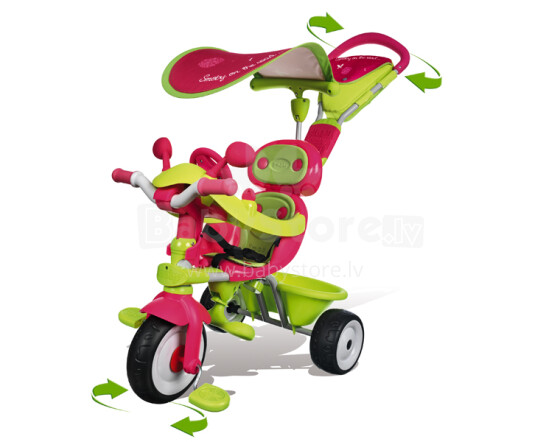 „Smoby Baby Driver Comfort 434118“ vaikiškas triratukas