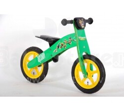 Medinis dviratis „Disney Wooden Ninja Turtles 549 Balance“ be pedalų