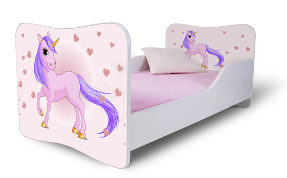 Stilinga „Nobi Pony“ vaikų lova su čiužiniu