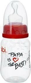 Bibi Papa Classic 108278-1 pudelīte 125 ml ar šauru kakliņu 0+