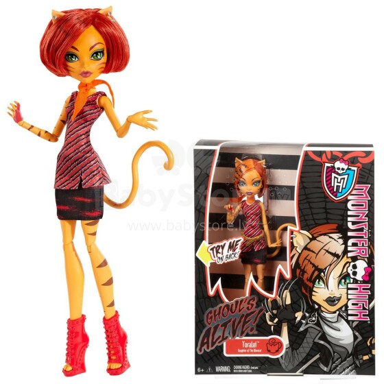 Mattel Monster High Art.Y0421 Alive Doll Toralet Кукла