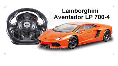 „MJX R / C Technic Lamborghini Aventador 2.4ghz Scale 1:14 Radijo bangomis valdoma mašina