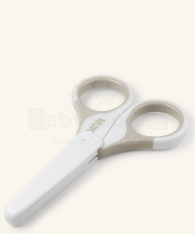 Nuk Art.SC09  Ножнички для ногтей с закруглёнными кончиками и колпачком
