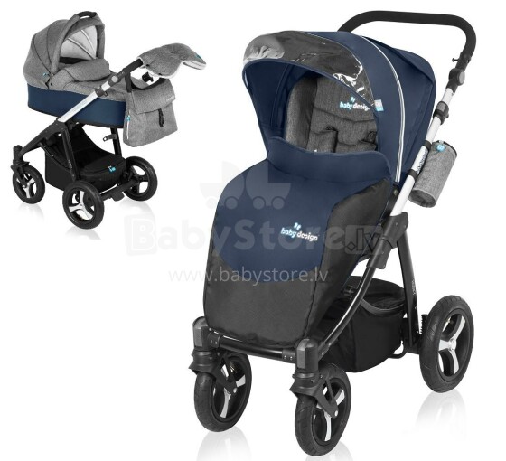 Baby Design '15 Husky Duo Col. 03 Bērnu ratiņi divi vienā