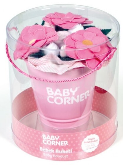 Baby Corner Baby Bouquet Art.H.A2.1.1.K.1  Оригинальный хлопковый подарочный комплектик для новорождённых