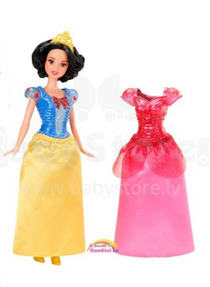 Mattel Disney Princess Sparkling Princess and Fashion Snow White Doll Art. X9357 Komlekts 'Lelle un kleita'