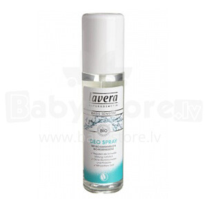 Lavera Basis Sensitiv Art. 106049 Izsmidzināmais dezodorants ar organisko burvjulazdu un organisko rožūdeni