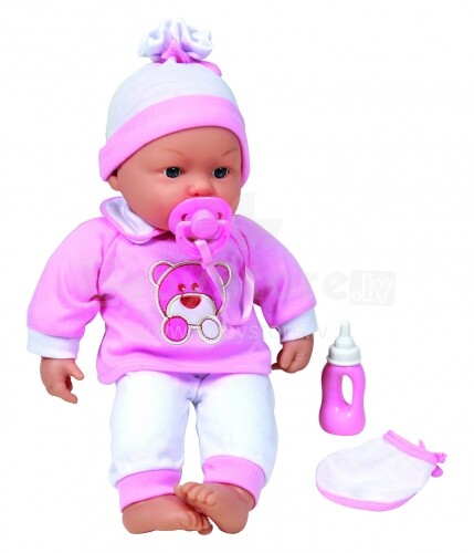 Lissi Art.90314 Пупс - кукла c аксессуарами (розовый костюм)