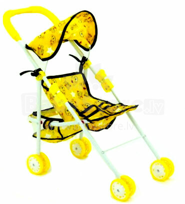 Doll Stroller Art.ZRBM1 Klasiskie leļļu rati ar kapuci