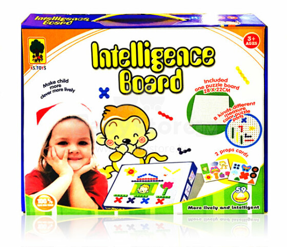 Edu Fun Toys Art.7250 Intelligence Board Mosaic Set Bērnu mozaika ar uzlīmēm