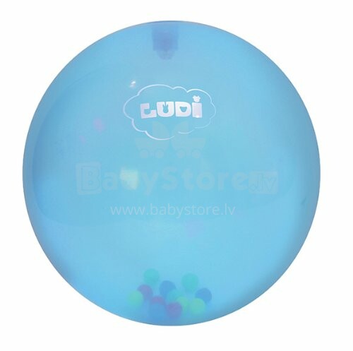 Ludi Art. 2786 Мяч-погремушка, диаметр 20 см