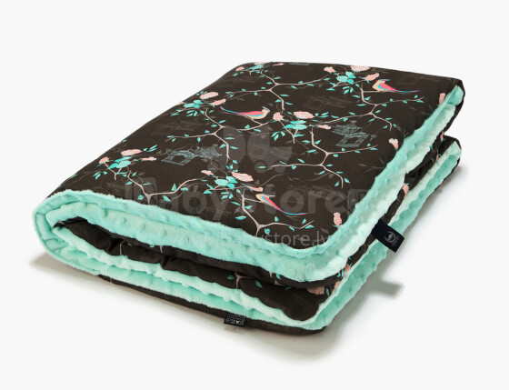 „La Millou“ Autorius Magdalena Rozczka Art. 83481 Toddler antklodė „Maggie Rose Choco Opal Premium“ kokybės dvipusė antklodė (80x100 cm)