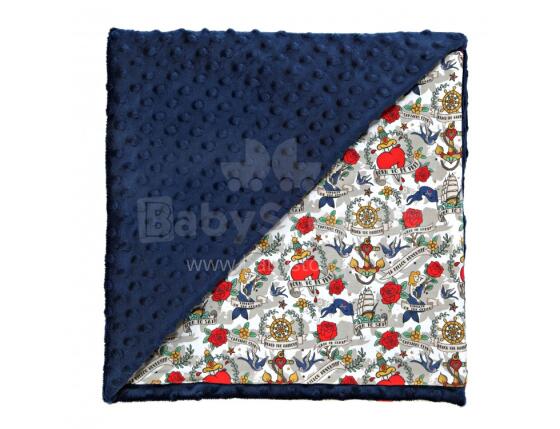 La Millou Art. 83546 Light Blanket M Bright Tatoo Marine