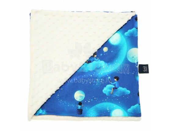 La Millou Art. 83555 Light Blanket M Moon Collection Высококачественное детское двустороннее легкое одеяло (80x100 см)