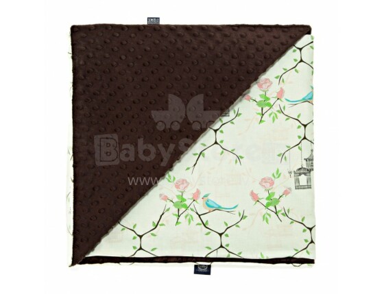 La Millou Art. 83556 Light Blanket M Maggie Rose Vanilla Chocolate Высококачественное детское двустороннее легкое одеяло (80x100 см)