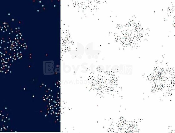 La Millou Art. 83951 Bamboo Muslin 2 Pack Confetti White&Navy Limited Edition