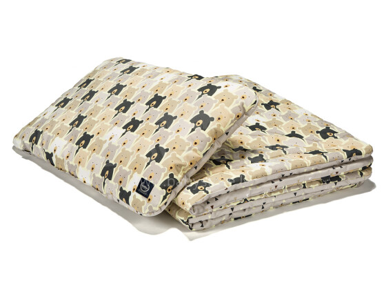 La Millou Art. 84030 Bedclouthes M Pure Bears&Pure Diamonds Высококачественное детское одеяло и подушка