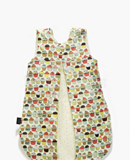 La Millou Art. 84096 Sleeping Bag M Cupcakes&Sweet Drops Bērnu guļammaiss ar rāvējslēdzēju