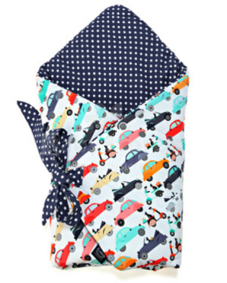 La Millou Art. 84135 Baby Horn La Mobile&Polka Dots Ciets mazuļu konvertiņš (75x75 cm)